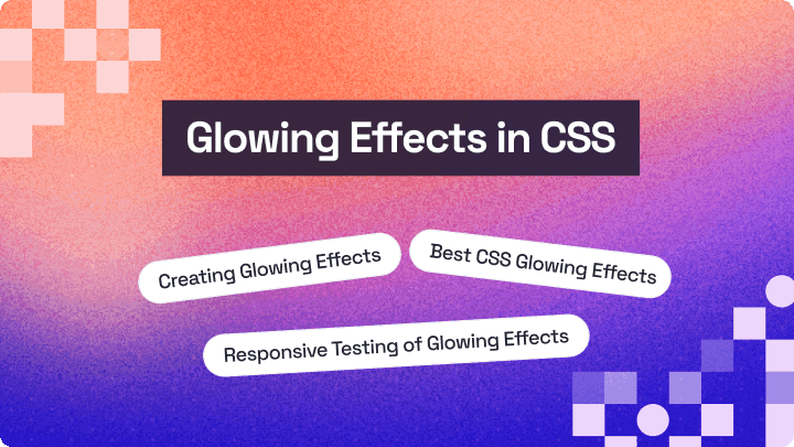 Glowing Effects in CSS